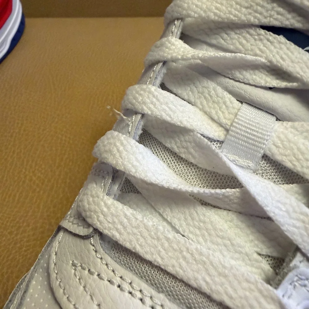 Puma Rebound Retro Mens White Blue Red Sneakers 400197-05 Size 9 - Picture 7 of 16